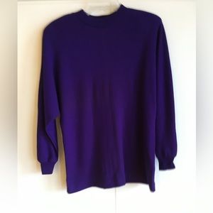 Vintage Purple Dolman Sleeve Tunic